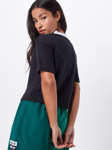 ADIDAS ORIGINALS Shirt in Zwart: terug