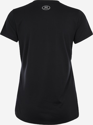 Tricou funcțional de la UNDER ARMOUR pe negru: spate