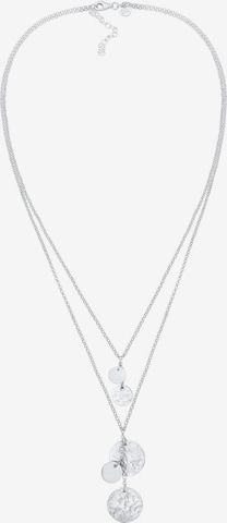 ELLI PREMIUM Necklace 'Geo' in Silver: front