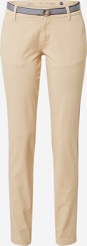 s.Oliver Slimfit Chino in Beige: voorkant