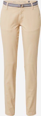 Coupe slim Pantalon chino s.Oliver en beige : devant