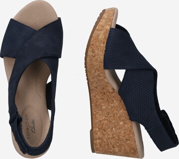 CLARKS Sandaal in Blauw