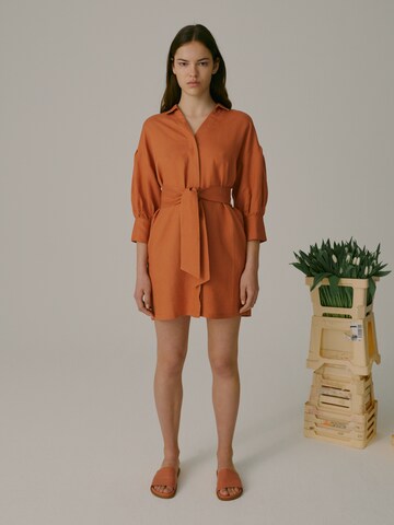 EDITED - Vestido camisero 'Youko' en naranja