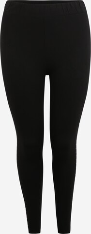 Skinny Leggings ONLY Carmakoma en noir : devant