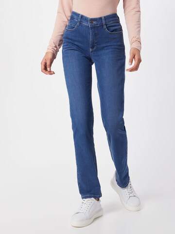 Regular Jeans 'Dream' de la MAC pe albastru: față