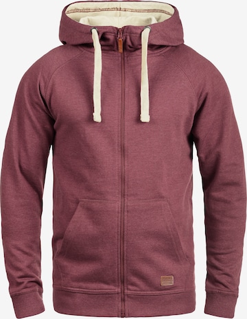 BLEND Zip-Up Hoodie 'Speedy' in Purple: front