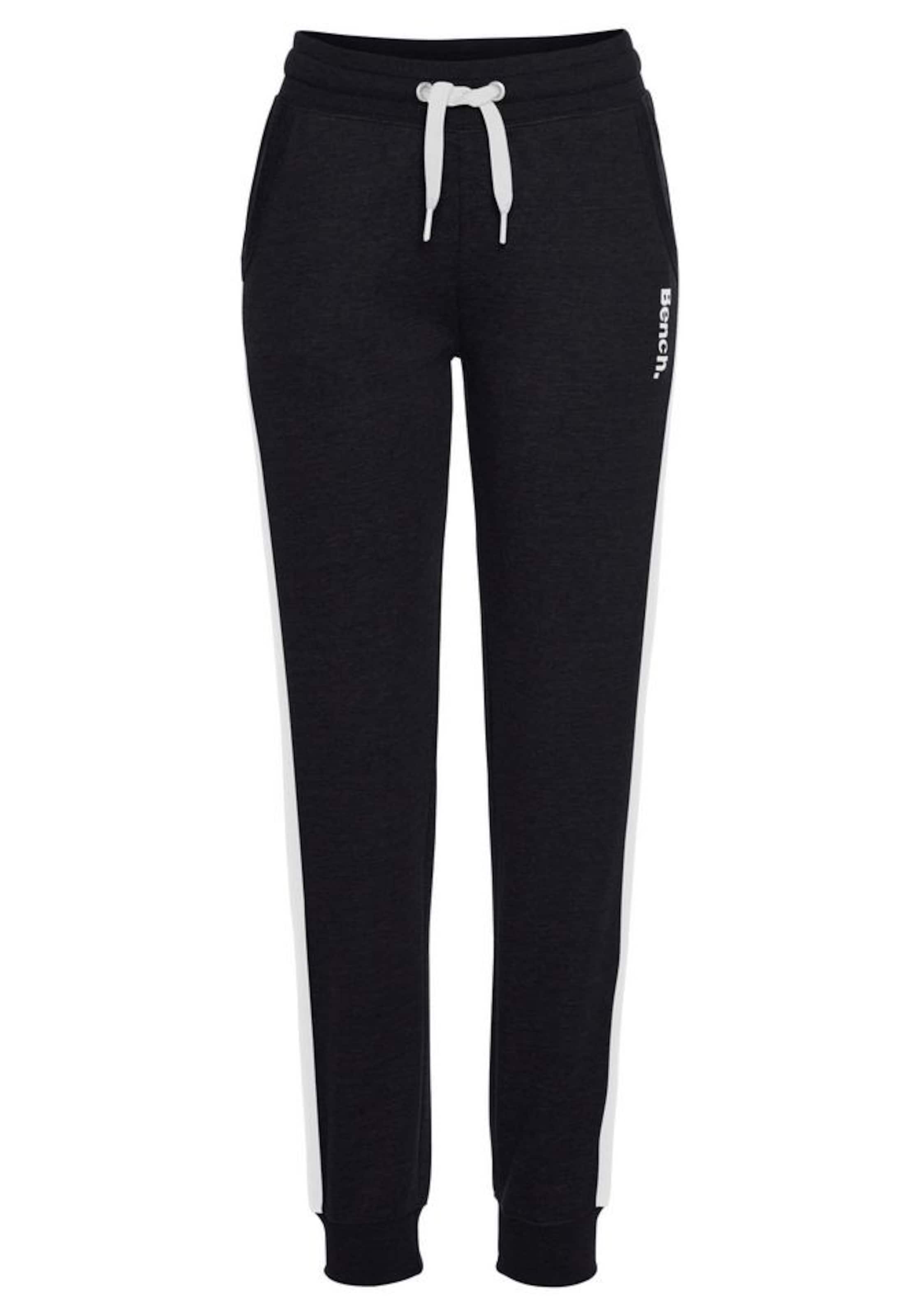 BENCH Pantalón en negro / blanco, Vista del producto