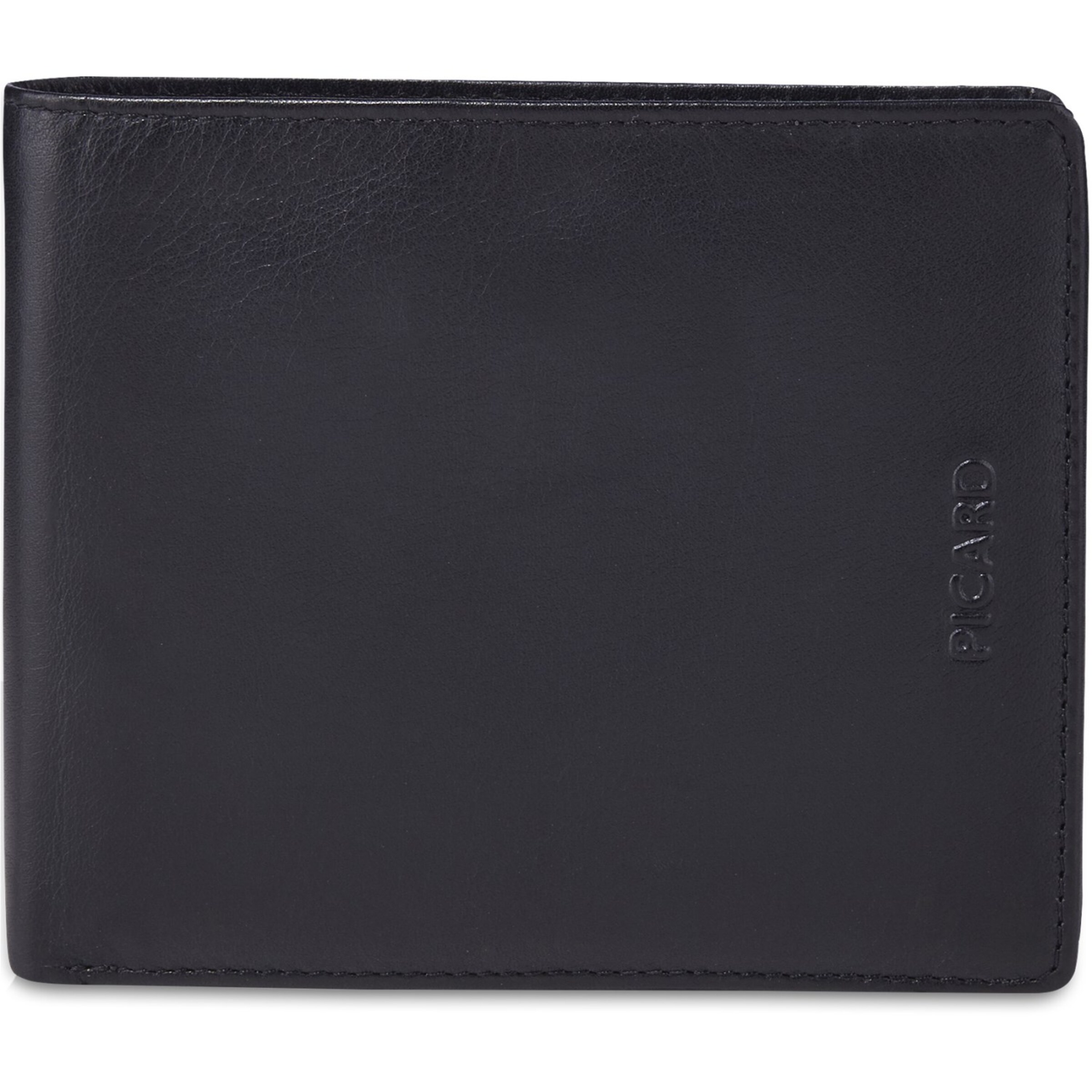 Picard Geldbörse 'Brooklyn' in Schwarz: Vorderseite