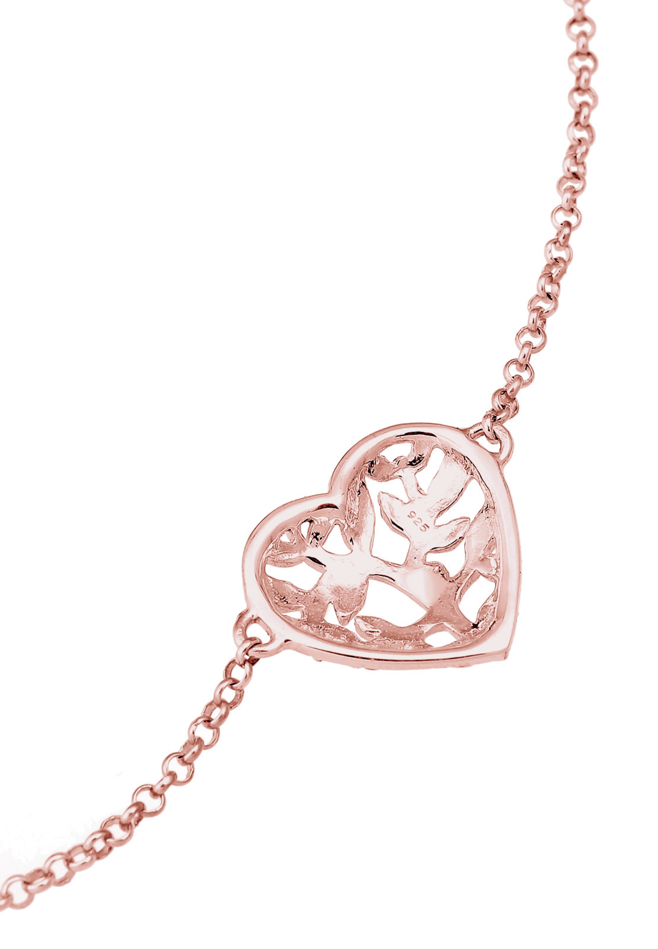 Bracelet 'Herz, Lebensbaum' ELLI en or