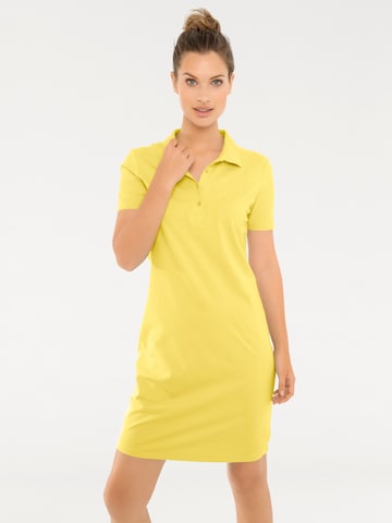 Robe heine en jaune : devant