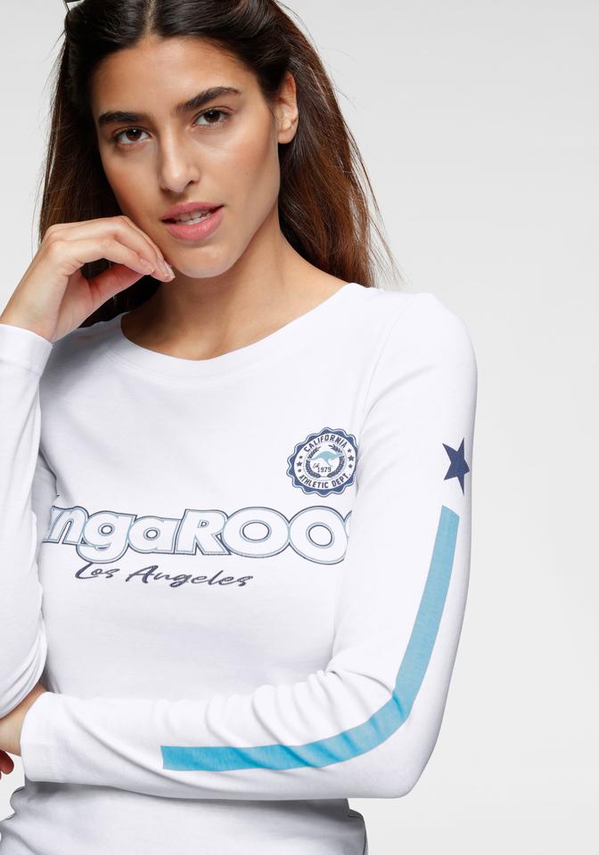 KangaROOS Shirt in Weiß 