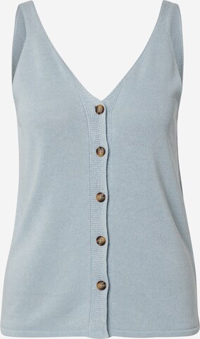 EDITED Gebreide top 'Nilo' in Blauw: voorkant