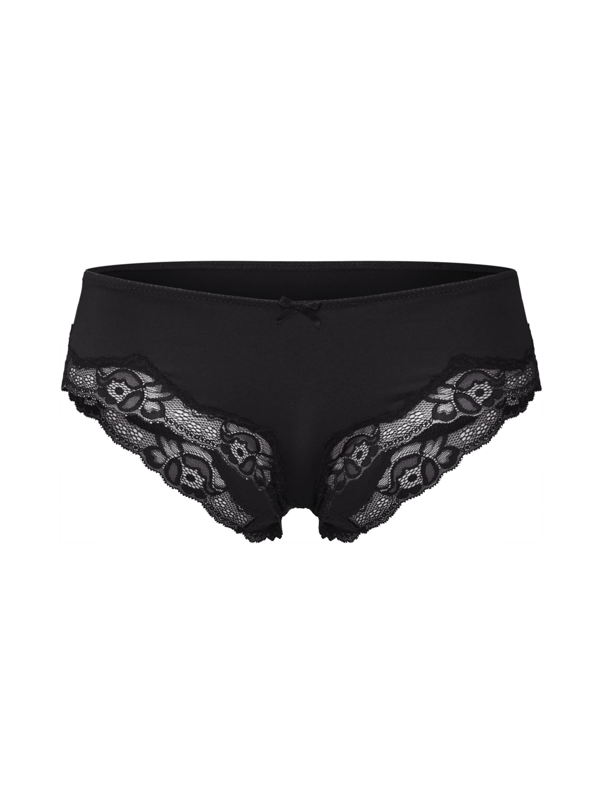 Chiloți de la Hunkemöller pe negru: față