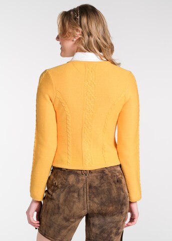 SPIETH & WENSKY Knit Cardigan 'Bonn' in Yellow