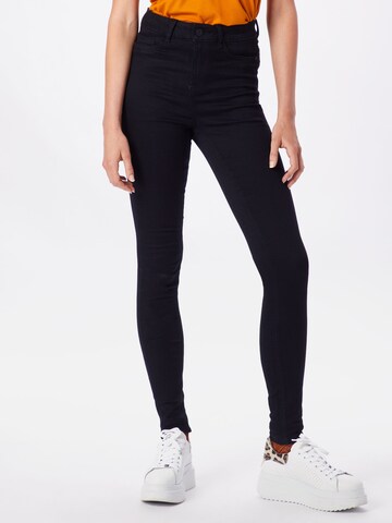 Noisy may Skinny Jeans 'Callie' in Zwart: voorkant