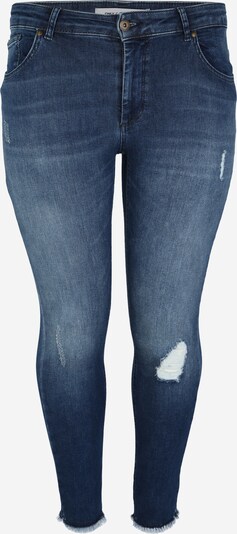 ONLY Carmakoma Jean 'Willy' en bleu denim / noisette, Vue avec produit