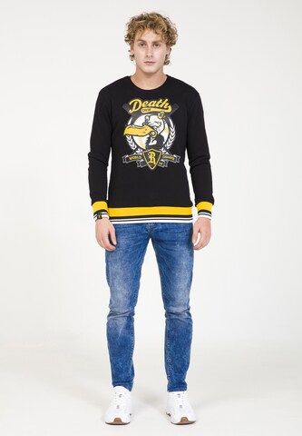 PLUS EIGHTEEN Sweatshirt in Zwart