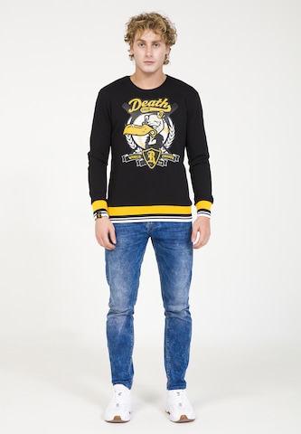 PLUS EIGHTEEN Sweatshirt in Zwart