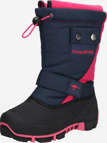 KangaROOS Snowboots 'Kanga-Bean II' in Blauw: voorkant