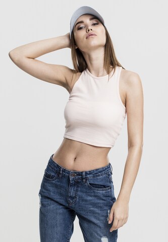 Urban Classics Bandeau Top in Pink