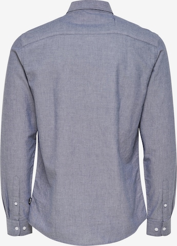 Only & Sons Slim fit Overhemd 'ALVARO' in Blauw
