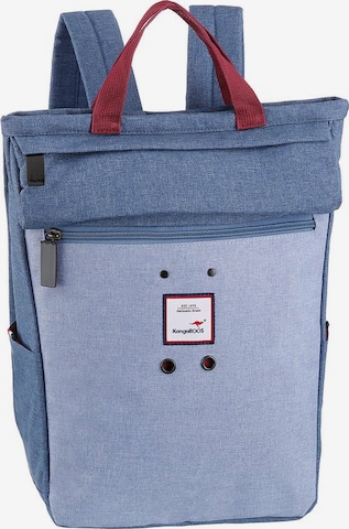 KangaROOS Backpack 'Wodz' in Blue: front