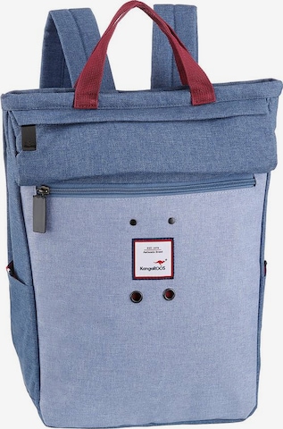 KangaROOS Cityrucksack 'Wodz' in Blau: predná strana