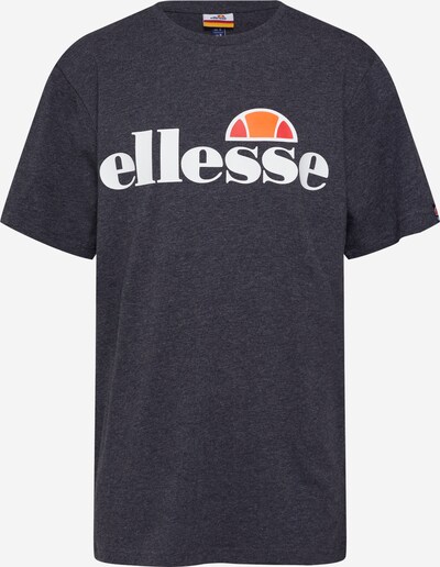 ELLESSE T-shirt 'Albany' en gris foncé / mandarine / grenadine / blanc, Vue avec produit
