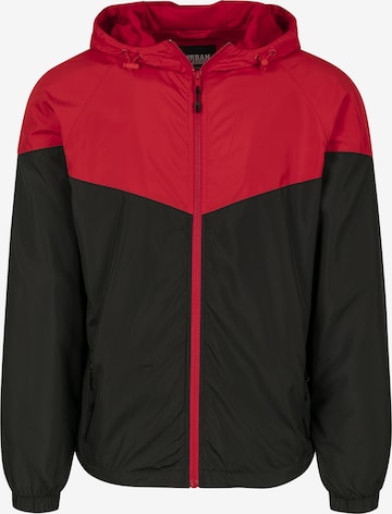 Veste mi-saison Urban Classics en rouge : devant