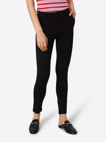 SISTERS POINT Slimfit Broek in Zwart: voorkant