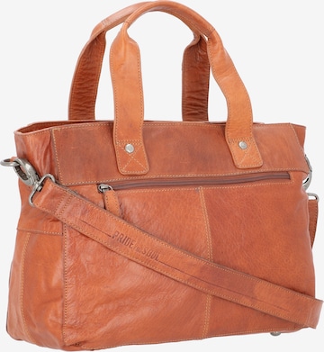 Pride and Soul Document Bag 'Heather Heartbreaker' in Brown