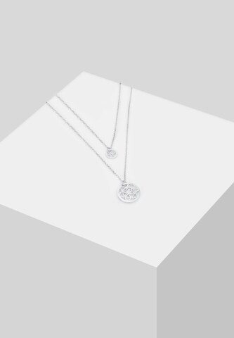 ELLI Ketting 'Lebensblume, Mutter und Kind' in Zilver