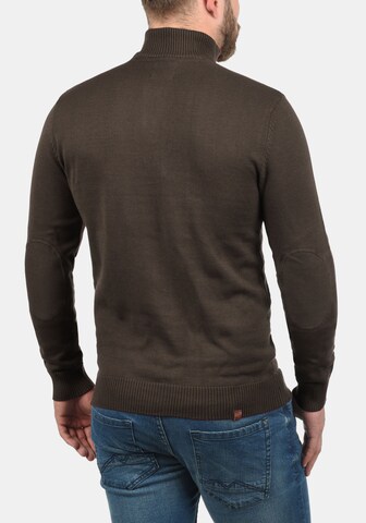 BLEND Strickpullover 'Lenny' in Braun