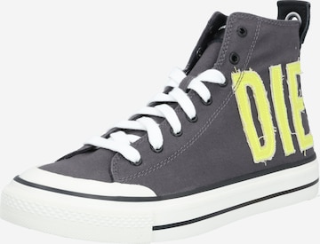 DIESEL Sneakers hoog 'Astico' in Grijs: voorkant