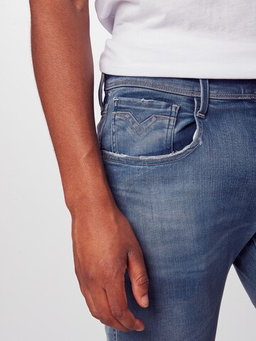 REPLAY Slimfit Jeans 'Anbass' in Blau