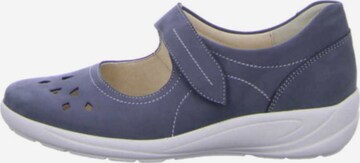 SEMLER Ballet Flats with Strap in Blue