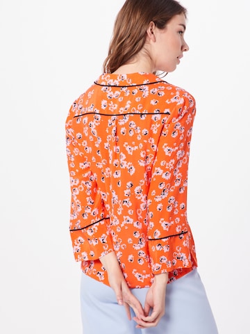 Whistles Blouse in Orange: back