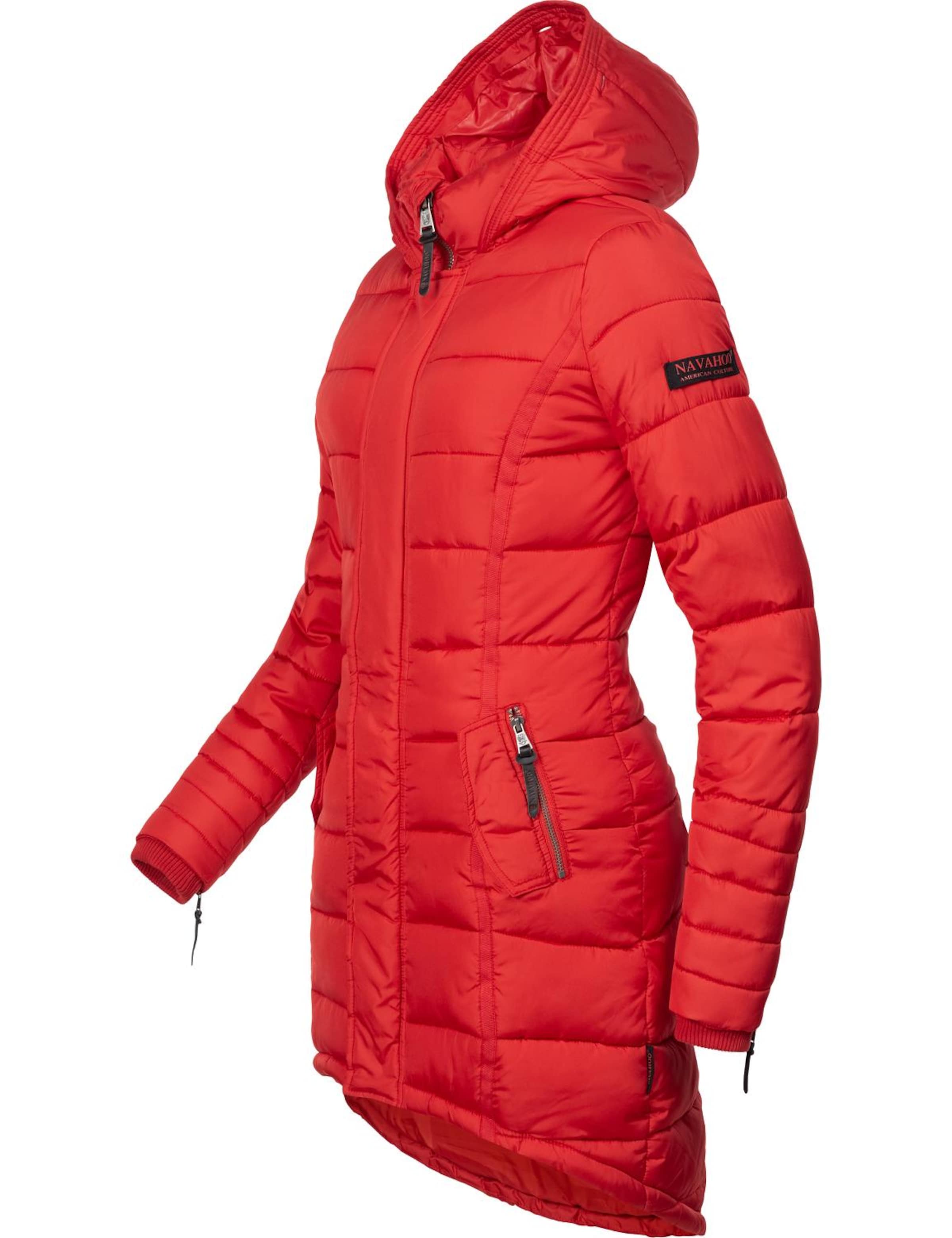 NAVAHOO Zimný kabát 'Papaya' - Červená