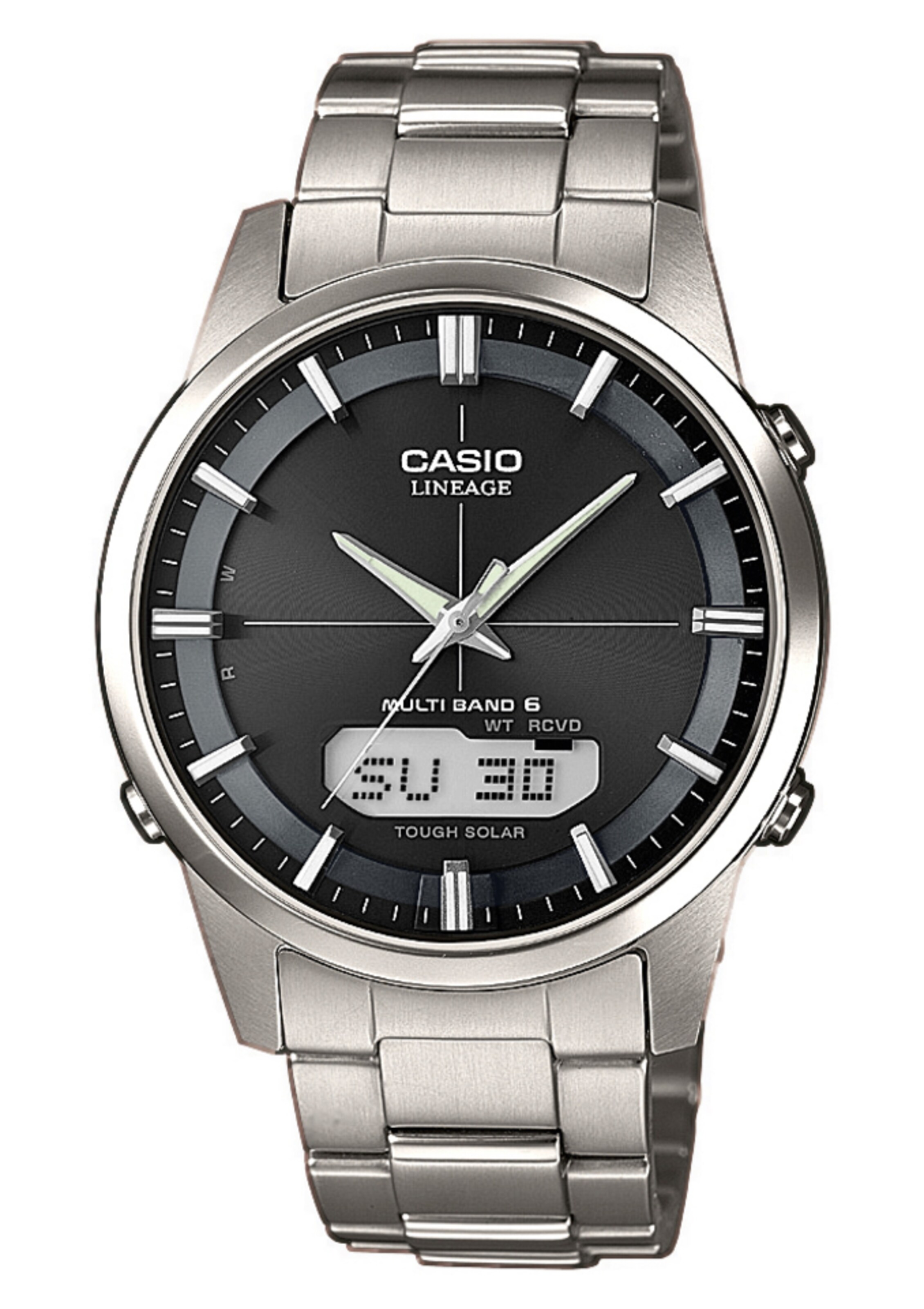 CASIO Funk in Silber: Vorderseite