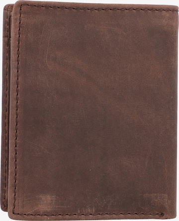 TOM TAILOR Wallet 'Ron' in Brown