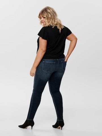 ONLY Carmakoma Skinny Jeans 'Carmaya' i sort
