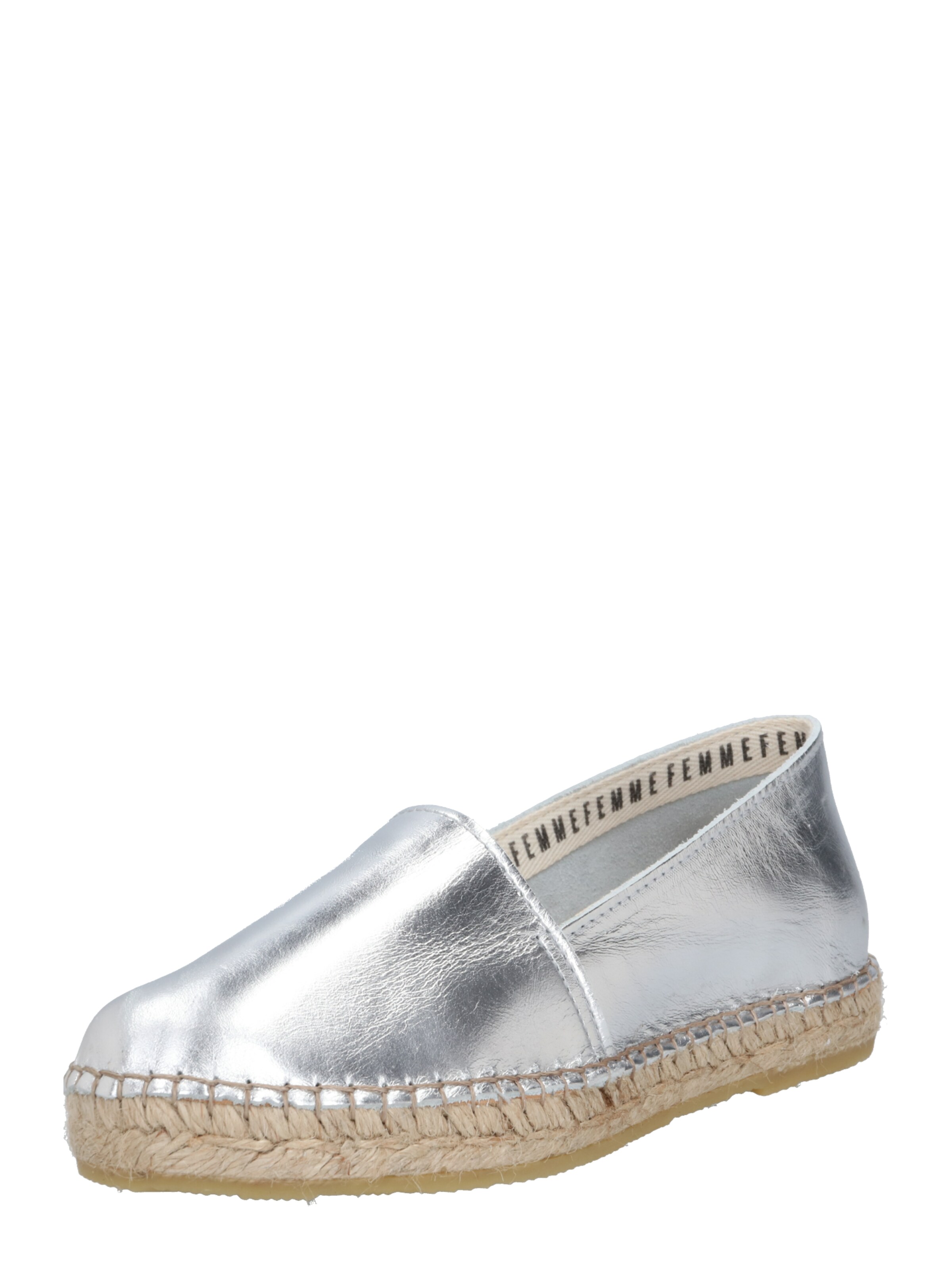 SELECTED FEMME - Espadrilles 'MARIE' in de kleur Zilver