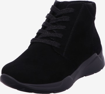 SEMLER Lace-Up Ankle Boots in Black