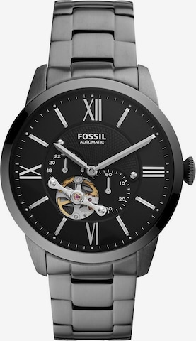 Orologio analogico 'TOWNSMAN AUTO' di FOSSIL in grigio