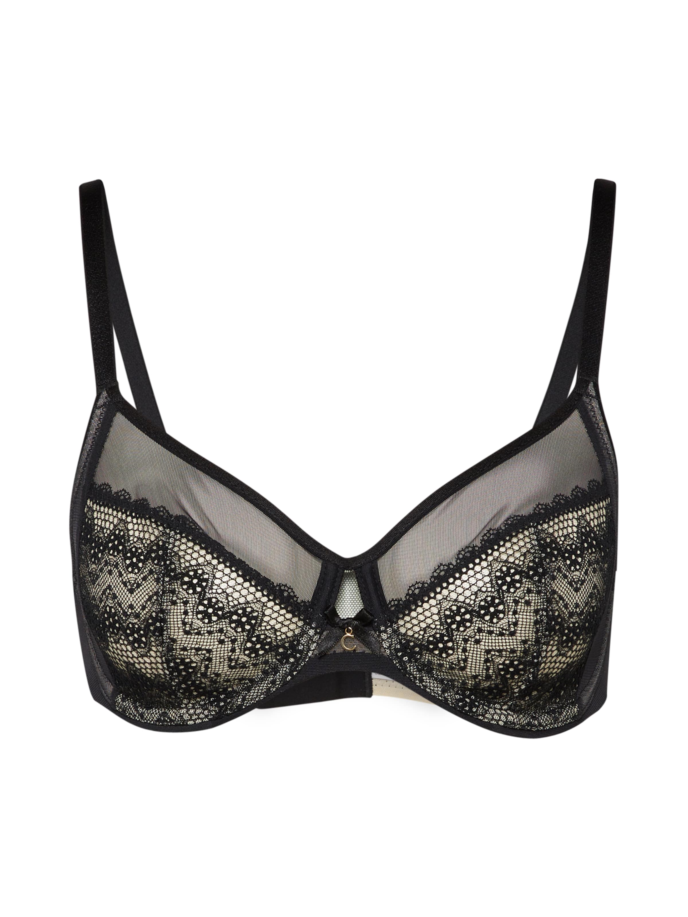 Chantelle T-shirt Podprsenka 'Revele Moi' – černá: přední strana