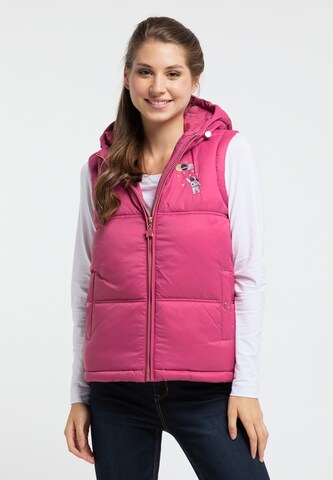 Gilet MYMO en rose : devant