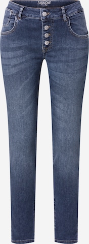 ZABAIONE Skinny Jeans 'Kim' in Blauw: voorkant