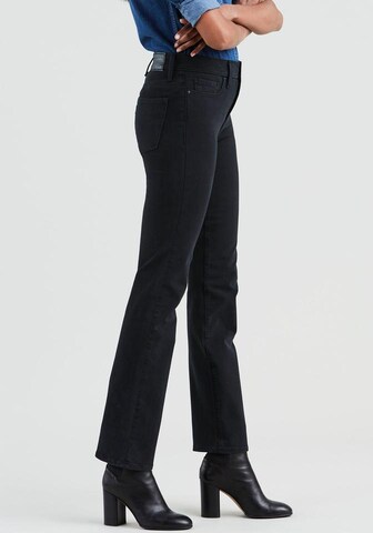 LEVI'S ® Regular Jeans '314 Shaping Straight' in Schwarz