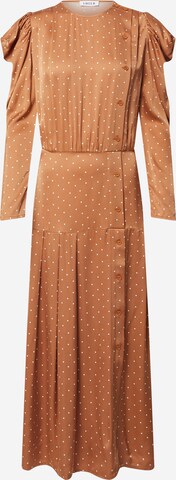 Robe 'Thalisa' EDITED en marron : devant