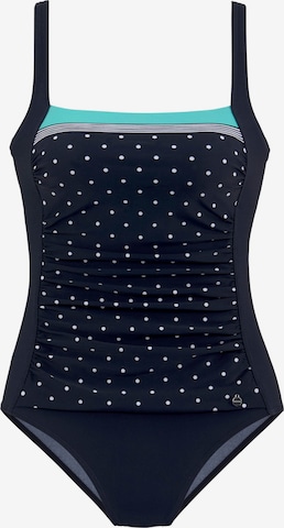 LASCANA Bustier Shaping-badpak in Blauw: voorkant